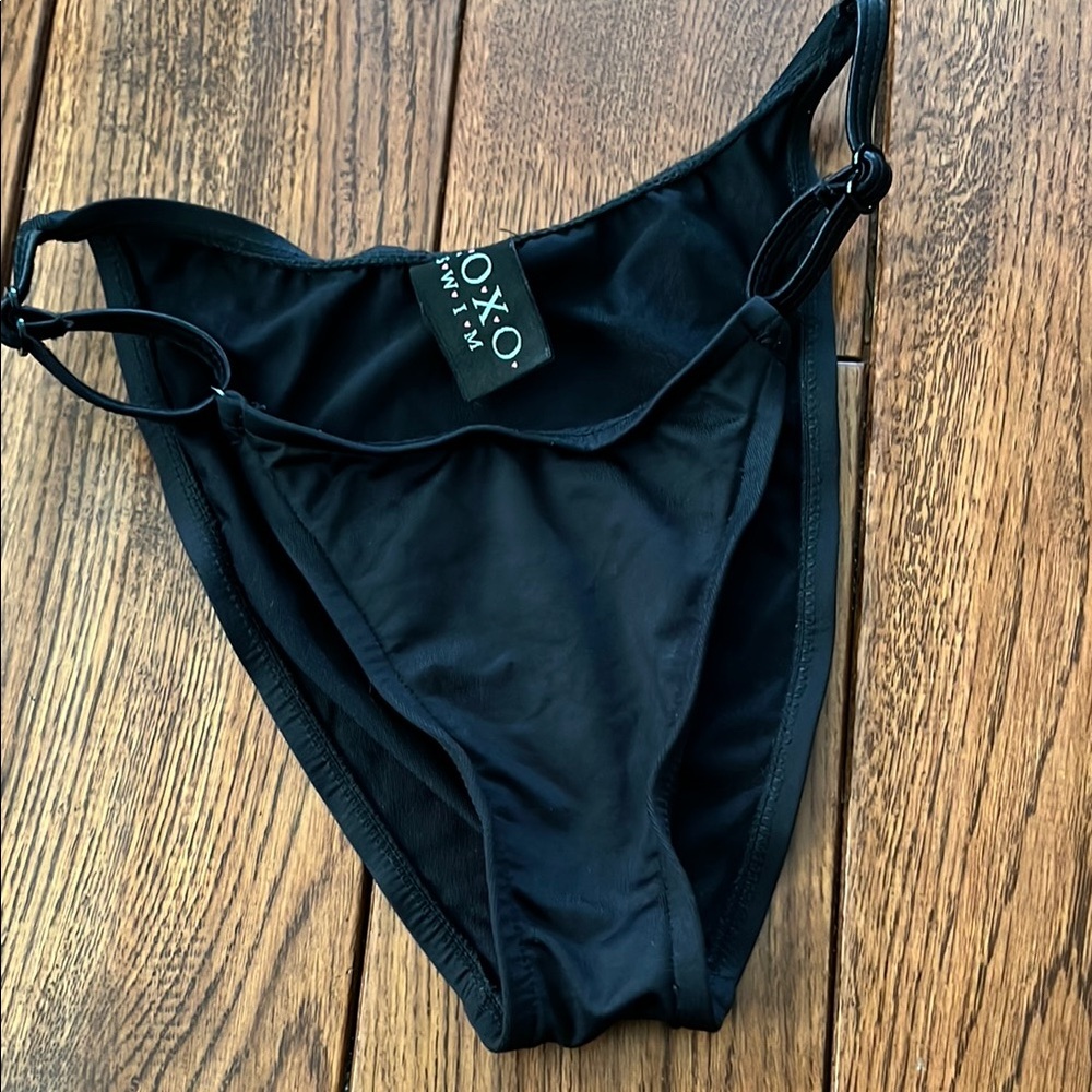 XOXO Black Bikini Sleek Minimalist Swimwear